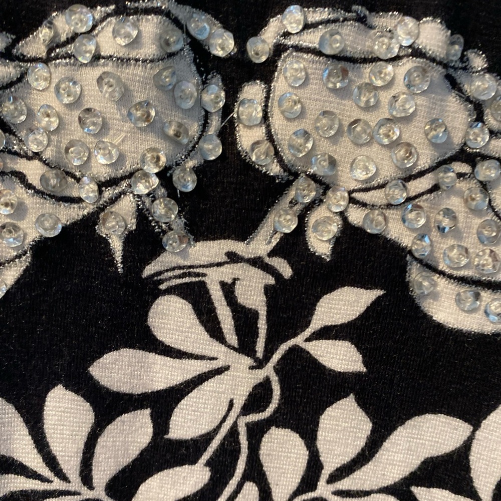 Cache Black and White Graphic Blouse - Picture 5 of 6